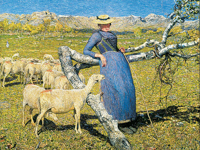 Giovanni Segantini, Pomeriggio nelle Alpi