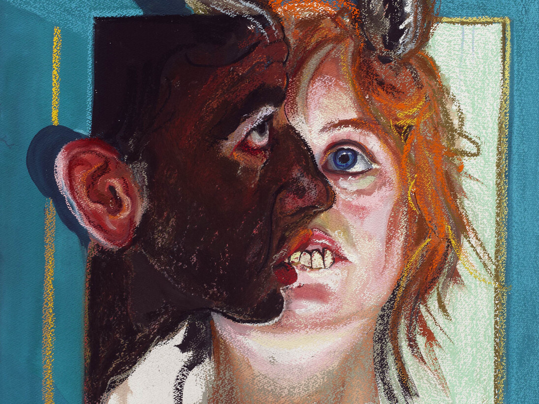 Natalie Frank, The Lettuce Donkey III (detail), 2011-14, Gouache and chalk pastel on Arches paper. 22 x 30 inches (55.9 x 76.2 cm). Courtesy of the artist and Rhona Hoffman Gallery (Chicago); ACME (Los Angeles)