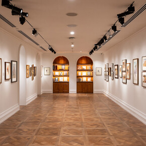 Destination India. Foreign artists in India 1857–1947, exhibition view. Courtesy of DAG