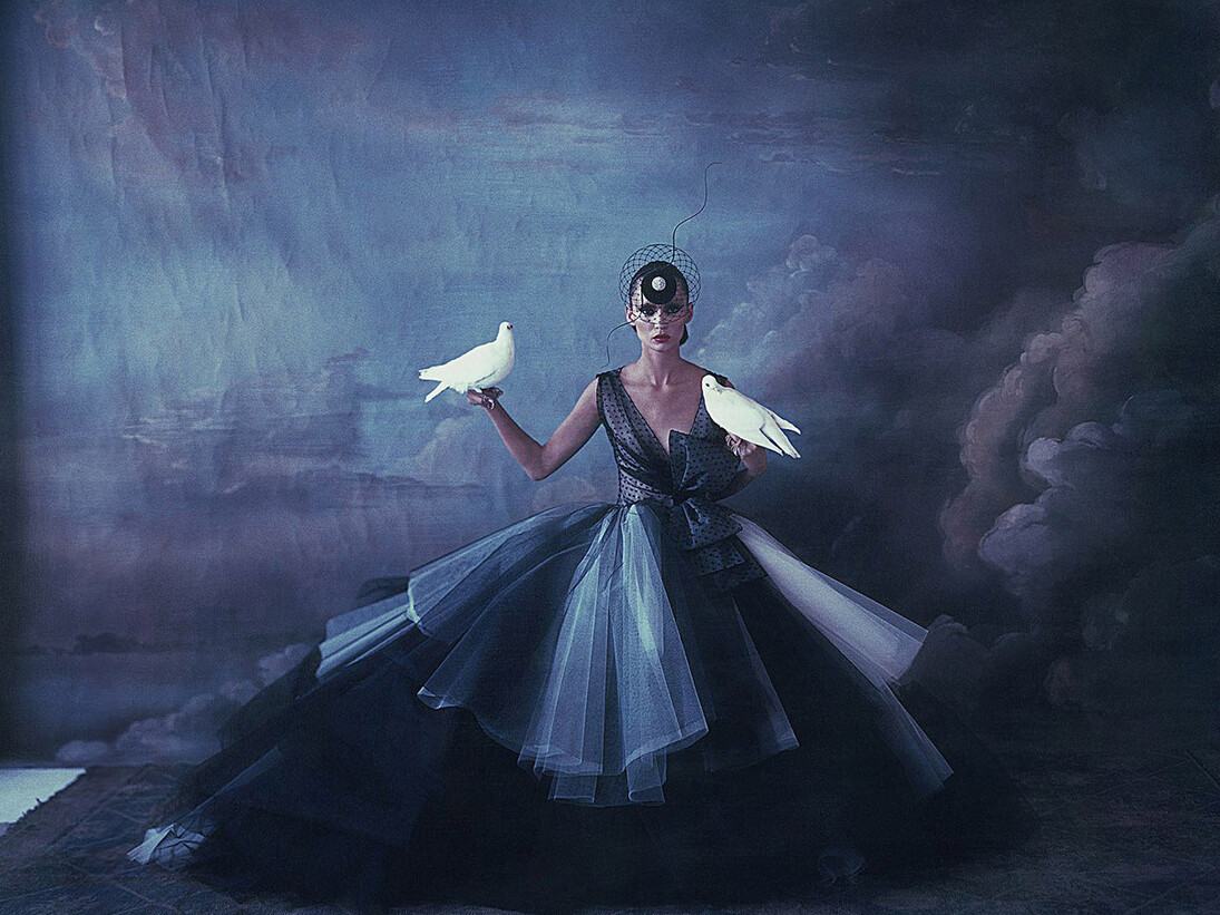 Cathleen Naundorf (German, b. 1968): L’arche de Noè  XXXV - Elie Saab, Haute Couture
Summer 2012, 2012
Chromogenic print from original polaroid, 20 x
24 inches (50 x 60 cm).
© Cathleen Naundorf / Courtesy Edwynn Houk
Gallery, New York & Zürich