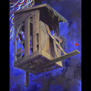 Foreign Powers. Painting from Leipzig. Courtesy of Museum Franz Gertsch
