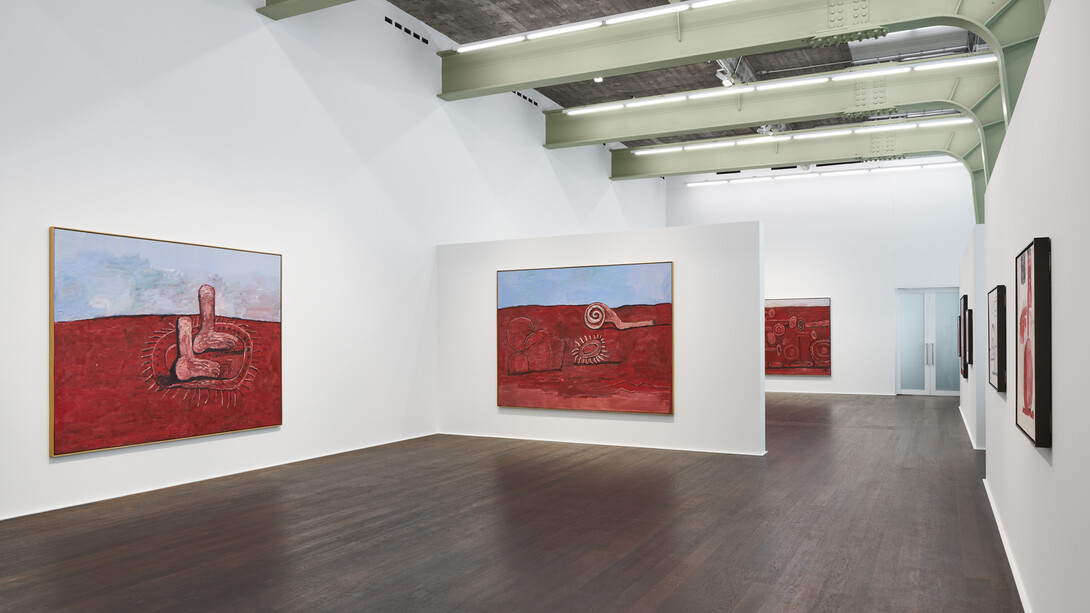 Philip Guston, Singularities, exhibition view. Courtesy of Hauser & Wirth Gallery 