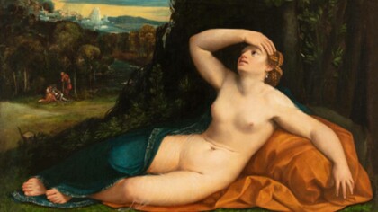 "Il risveglio della Venere", 1545, Dosso Dossi, Palazzo Magnani, sede di UniCredit Banca