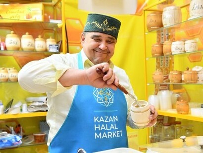 El mercado contará con expositores de más de 30 países. Habrá pabellones dedicados a las excelencias de Argelia, Uzbekistán, Turkmenistán y Jordania.  Mercado Halal de Kazán, Tartaristán
