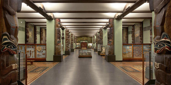 Hall of Northwest Coast Indians. Courtesy of American Museum of Natural History