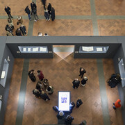 The great hall. Giorgio Vasari for Cosimo I de’ Medici, exhibition view. Courtesy of MUS.E Foundation