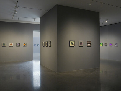 Lucas Samaras, Exhibition view. Courtesy of Pace Gallery