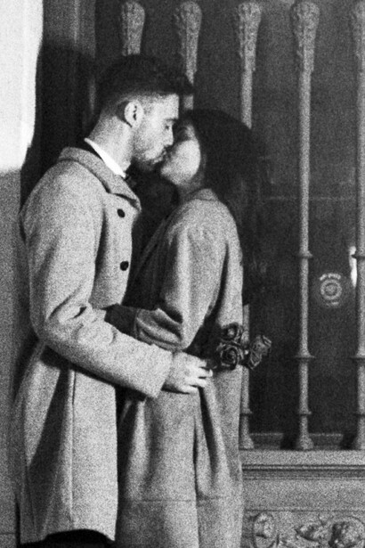 The roses were sweet, but it was his presence that truly disarmed her