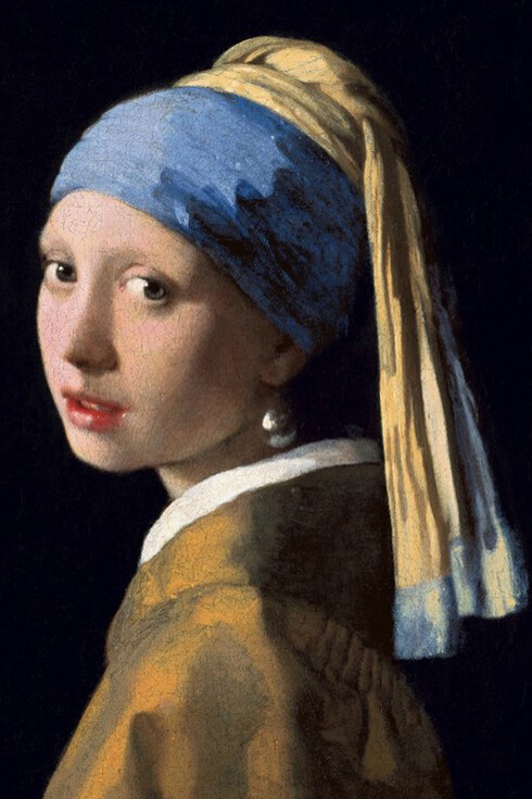 Johannes Vermeer, "Girl with a Pearl Earring",  1665