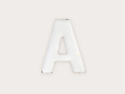 Letter A, credit Rich Hendry