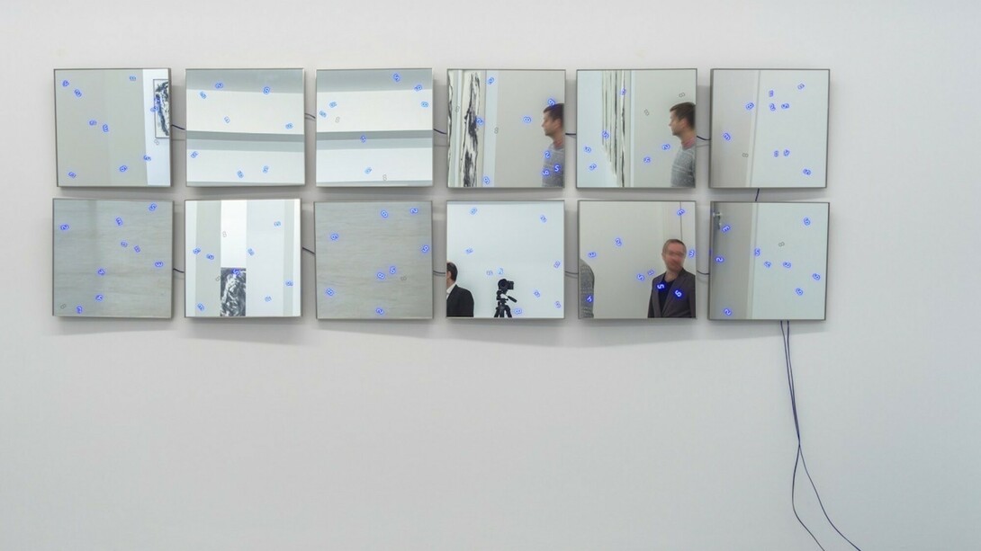 Tatsuo Miyajima, Exhibition view. Courtesy of Buchmann Galerie