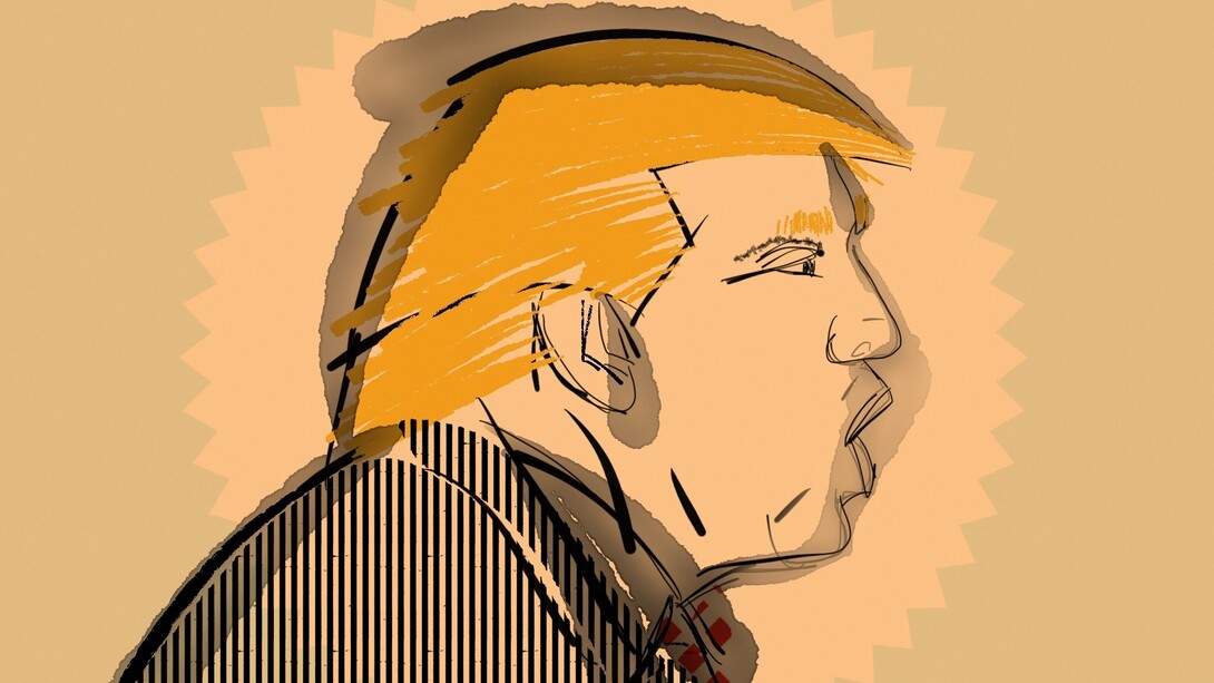 A man shaped like a Humpty-Dumpty 
