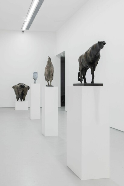 Journey of the heart: Han Dong’s sculpture trilogy, exhibition view. Courtesy of Hive Center for Contemporary Art
