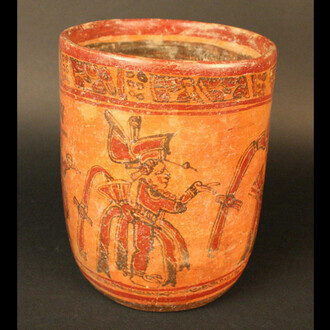 Maya Writing and Political Power. Courtesy of Museo Chileno de Arte Precolombino