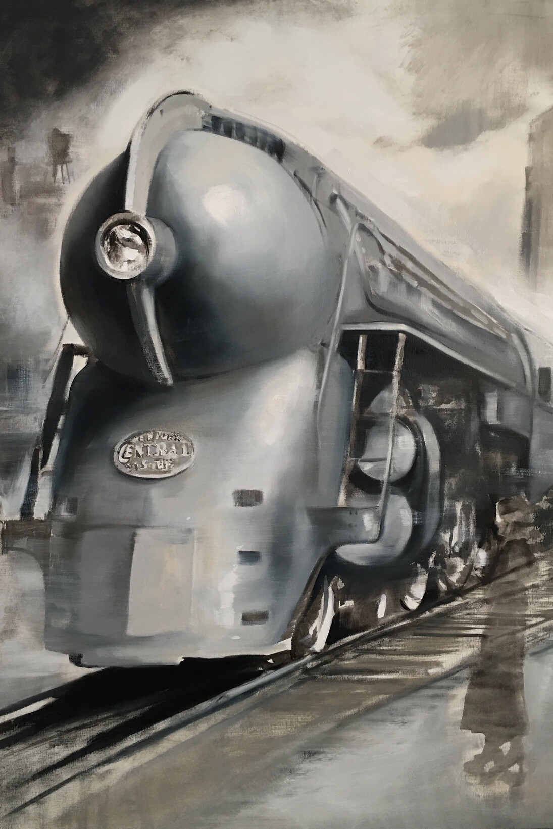 Gregg Chadwick
Mystery Train (20th Century Limited)
60"x48" oil on linen 2016

