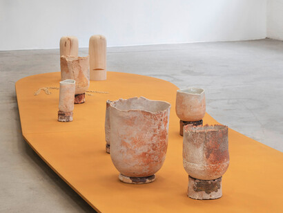 Hélène Bertin, Le jardin des paniers (détail), 2020. Crédit photo : Vincent Blesbois