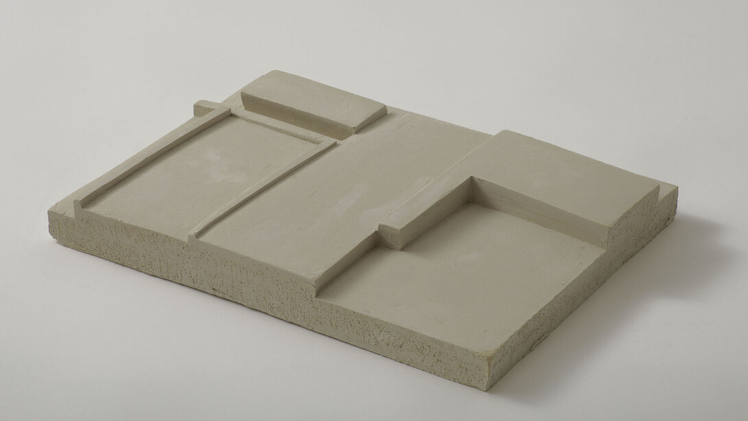 Anna-Bella Papp, Untitled, 2012, clay, 31.4 x 22.5 x 4 cm © the artist and Stuart Shave/Modern Art London