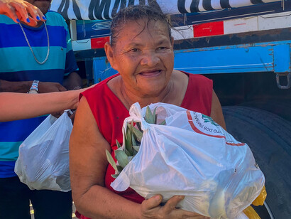 No total, o Movimento Sem Terra (MST) de Maceió distribuiu mais de 10 toneladas em alimentos às famílias vítimas do desastre ambiente cometido pela BRASKEM na cidade de Maceió, Alagoas, Brasil