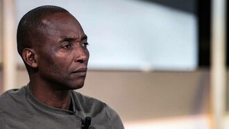Aboubakahr Soumahoro being interviewed about his cause 