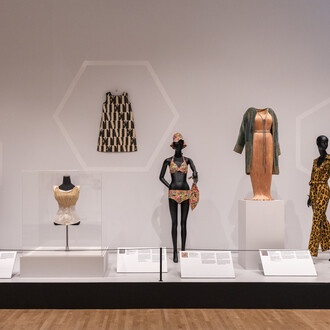 Greatest fits (vol. 1). The art of archiving fashion, exhibition view. Courtesy of Phoenix Art Museum