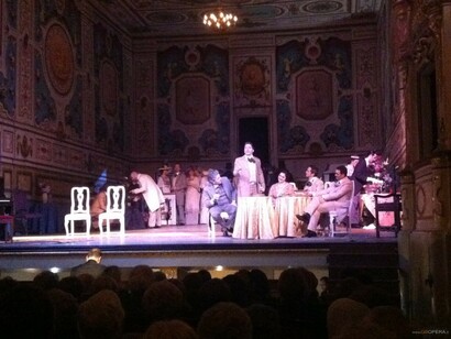 Rappresentazione de La Bohème al Teatro Magnani