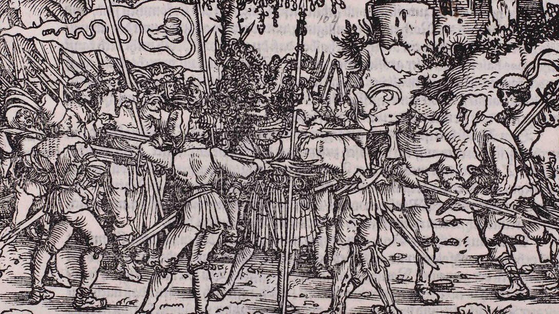 Petrarcameister, Vom Haß des Volkes / »Von dem haß des volcks« (aus: Petrarca, Von der Artzney bayder Glück, 2. Buch, 34. Kapitel), 1520/1532. Courtesy of Staatsgalerie Stuttgart