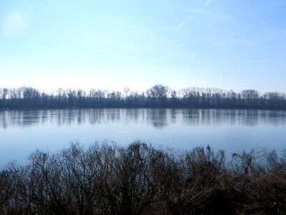 Papozze, fiume Po, Italia