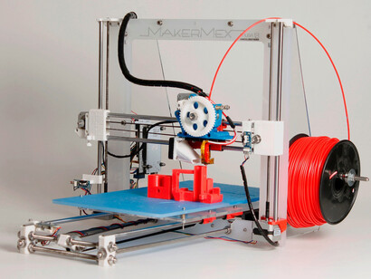 El interior de una impresora 3D