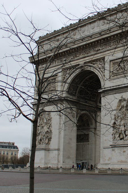 El Arco del Triunfo, Paris, France