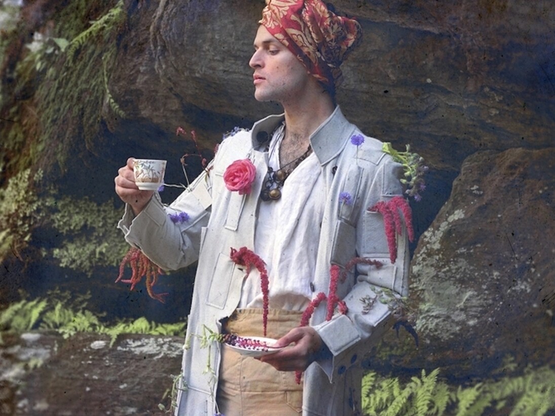 Kahn + Selesnick, Lord Byron Love Lies Bleeding  pigment print  36 x 36 in. Courtesy of Robischon Gallery 