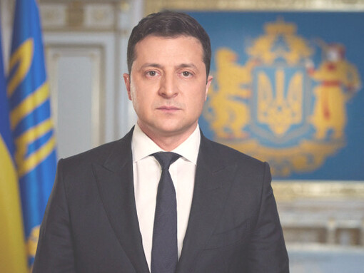 Volodímir Zelenski, sexto presidente de Ucrania desde su independencia en 1991