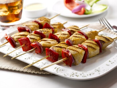 Brochetas de pollo