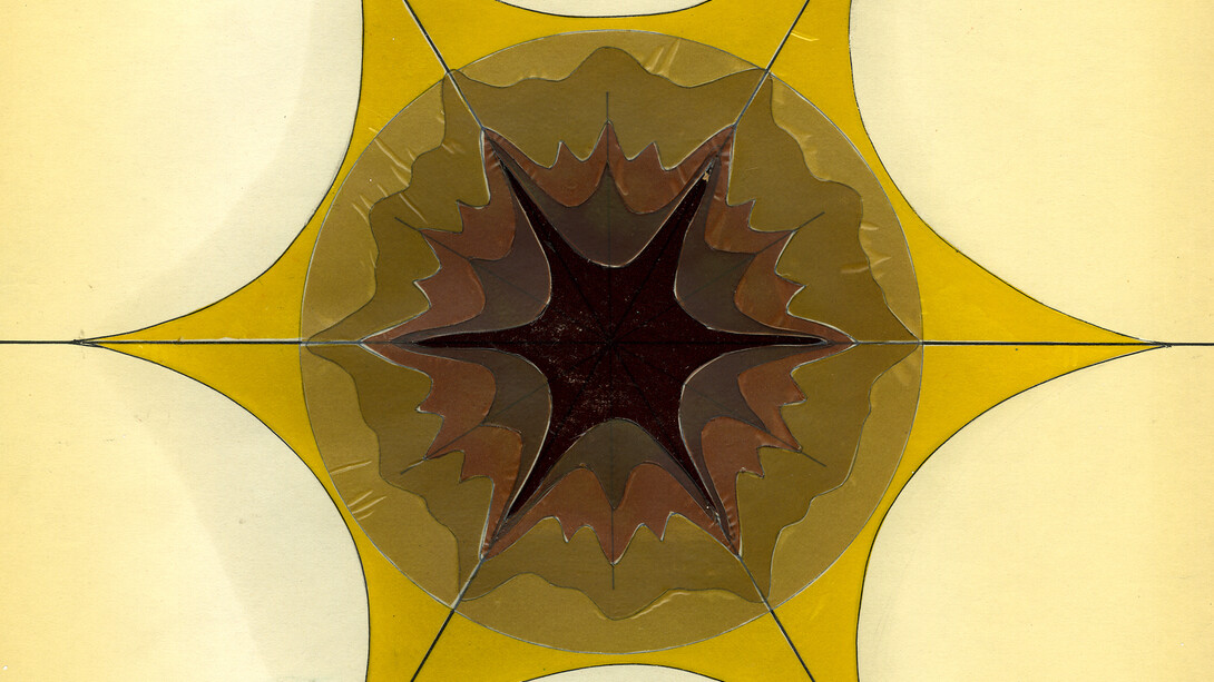 Original Drawing by C. A. Doxiadis prepared for his article “The Future of Copenhagen: Considerations in the Abstract", 1963, detail