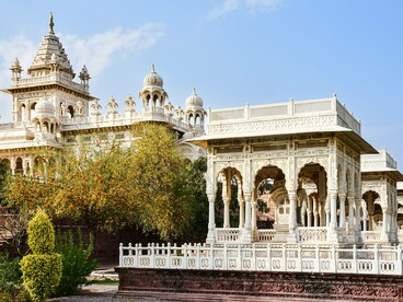 Jaswant Thada in Jodhpur, India, representing the grandeur of Rajasthan's royal history and architectural brilliance