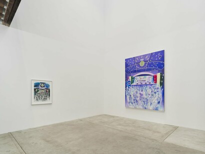 Denzil Forrester, Two islands, one world, exhibition view. Courtesy of Andrew Kreps Gallery
