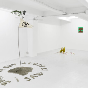 Anthony Coleman e Guadalupe Salgado, Near to singularity, unclear which side… vista della mostra. Per gentile concessione di The Flat - Massimo Carasi