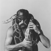 Robert Mapplethorpe, Snakeman, 1981 © The Robert Mapplethorpe Foundation. Used by permission. Courtesy of The Kinsey Institute ®