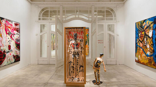 Jonathan Meese, Exhibition view. Courtesy of Galerie Krinzinger