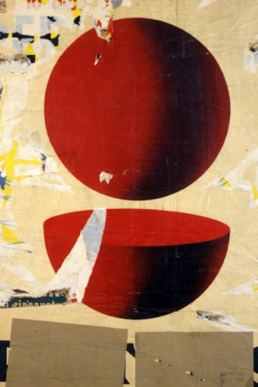 Mimmo Rotella e Giorgio Marconi, A history of art and friendship, Exhibition view. Courtesy of Fondazione Marconi