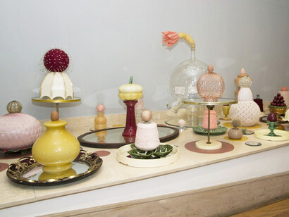 Hermone Allsopp, Ornamental Gardens 2019 detail, installation at Collyer Bristow Gallery, ph. David X Green
