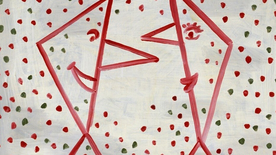 Helmut Middendorf, Talkshow (detail), 1995. Acrylic on canvas, 140 x 100 cm, Courtesy of the artist and MOT International London and Brussels