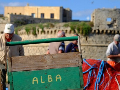 Peschereccio in porto