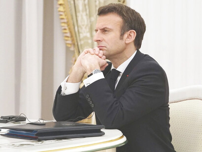 El presidente de la República Francesa, Emmanuel Macron