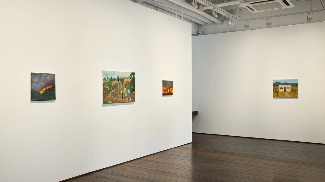 Jessie Homer French, In memoriam, vista de la exposición. Cortesía de la Galería Massimo De Carlo