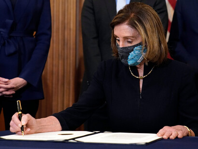 The House has voted to impeach Trump on a charge of "inciting violence," making him the first president in U.S. history to have been impeached twice