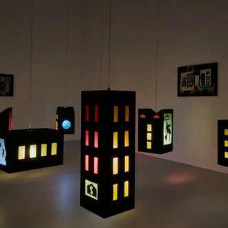 Julian Irlinger, Sleepwalkers, exhibition view. Courtesy of Galerie Thomas Schulte