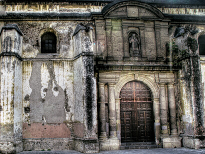 Ciudad de México. Fachada de la Universidad del Claustro de Sor Juana