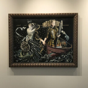 Big Art. Small canvas. Courtesy of RJD Gallery 