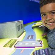 Yawkey Gallery on the Charles River. Courtesy of Museum of Science