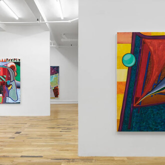 Carrie Rudd, The lips, the teeth, the tip of the tongue, exhibition view. Courtesy of Polina Berlin Gallery